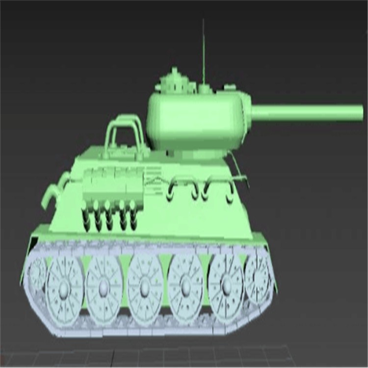 明光充气军用坦克模型
